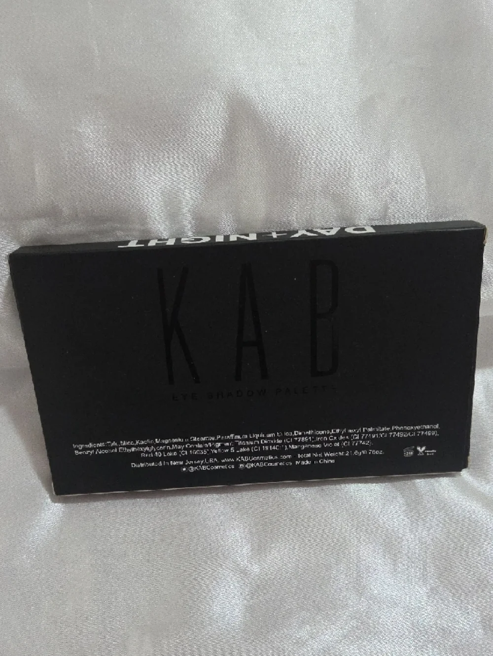 KAB Cosmetics Day + Night Neutral & Warm Eyeshadow Palette